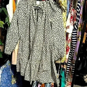 H&M boho oversized floral dress
